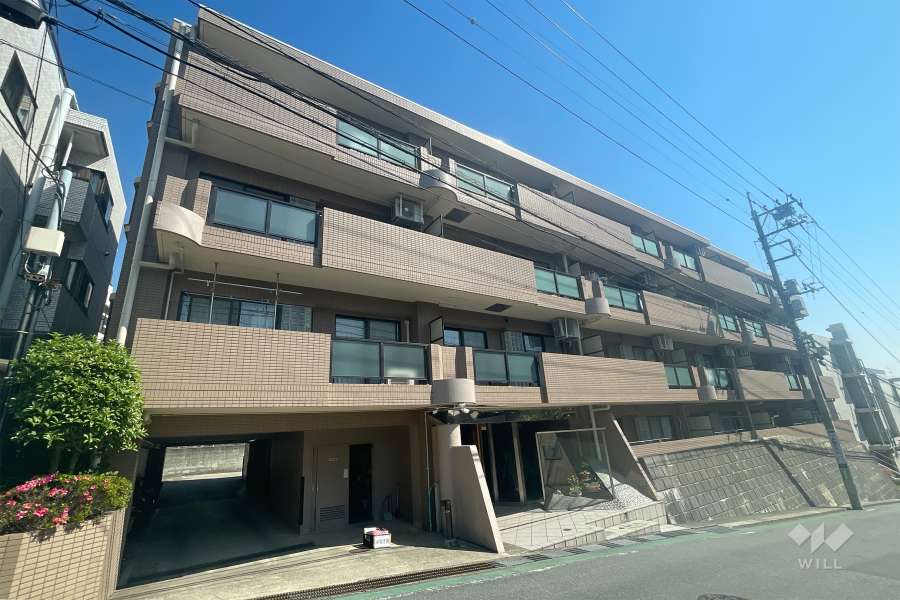 マイキャッスル宮前平の外観（南西側から）　　