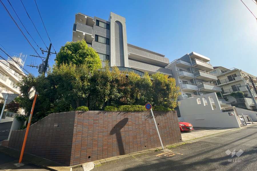 シルクマンション鷺沼の外観（北東側から）