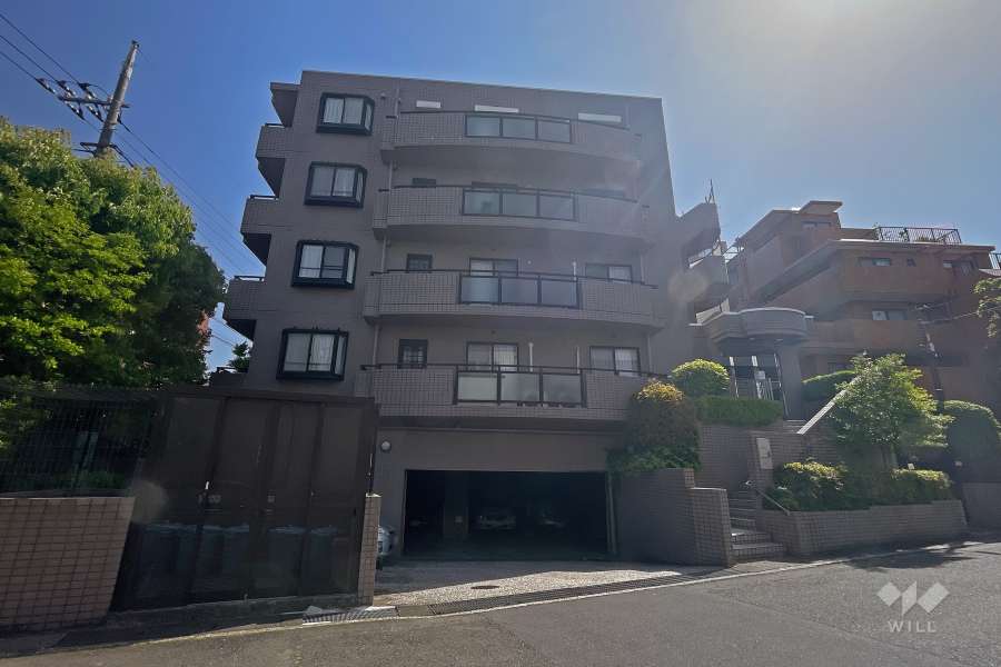 エクセラージュ宮前平の外観（北東側から）