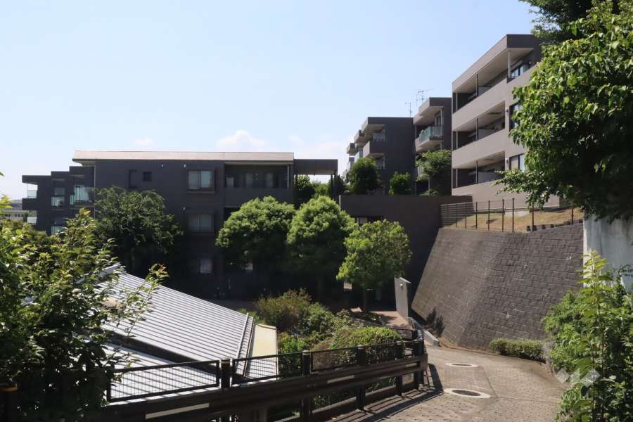 鷺沼南ガーデンハウスの外観(東から側)