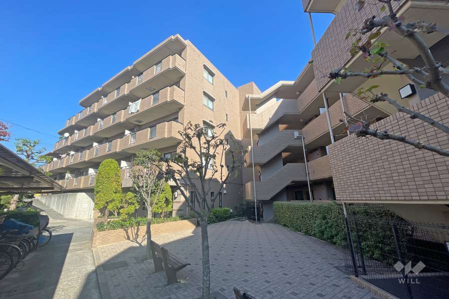 エステスクエアたまプラーザの外観（北東側から）