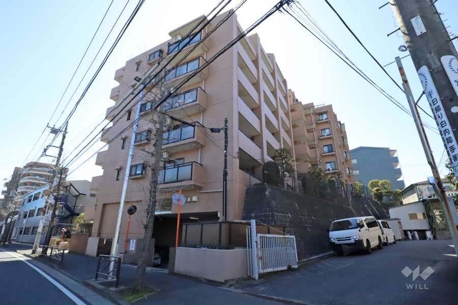 クリオ宮崎台壱番館の外観（北西側から）