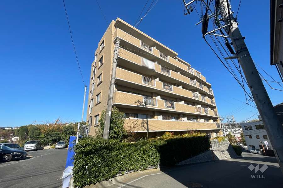 ヒルハイツたまプラーザの外観（南西側から）