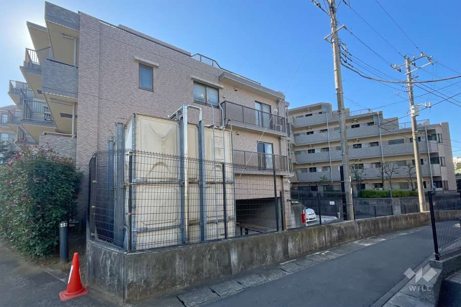 宮前平パークホームズグランドヒルの外観（北西側から）