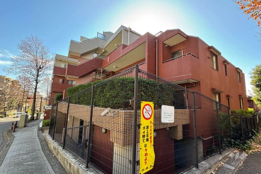 ヒルハイツ宮前平イーストの外観（北西側から）