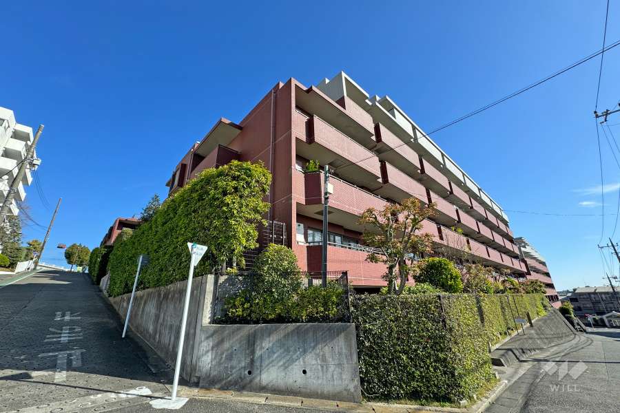 ヒルハイツ宮前平ウエストの外観（西側から）