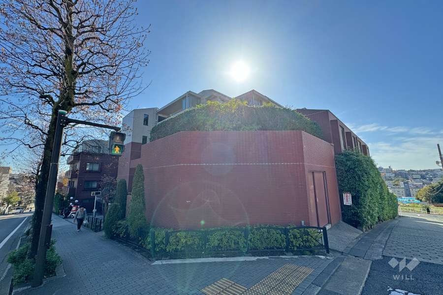 ヒルハイツ宮前平ウエストの外観（北側から）