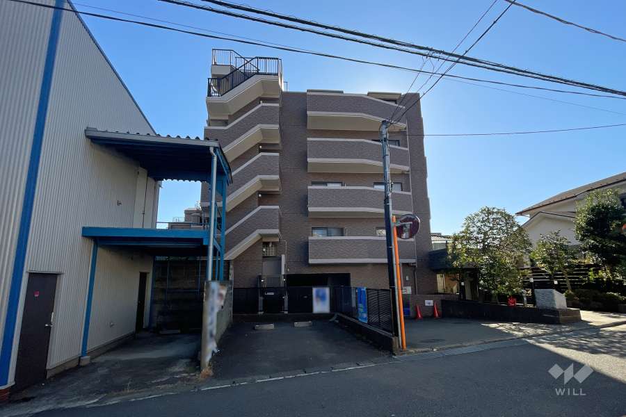 リベラル宮前平の外観（北側から）