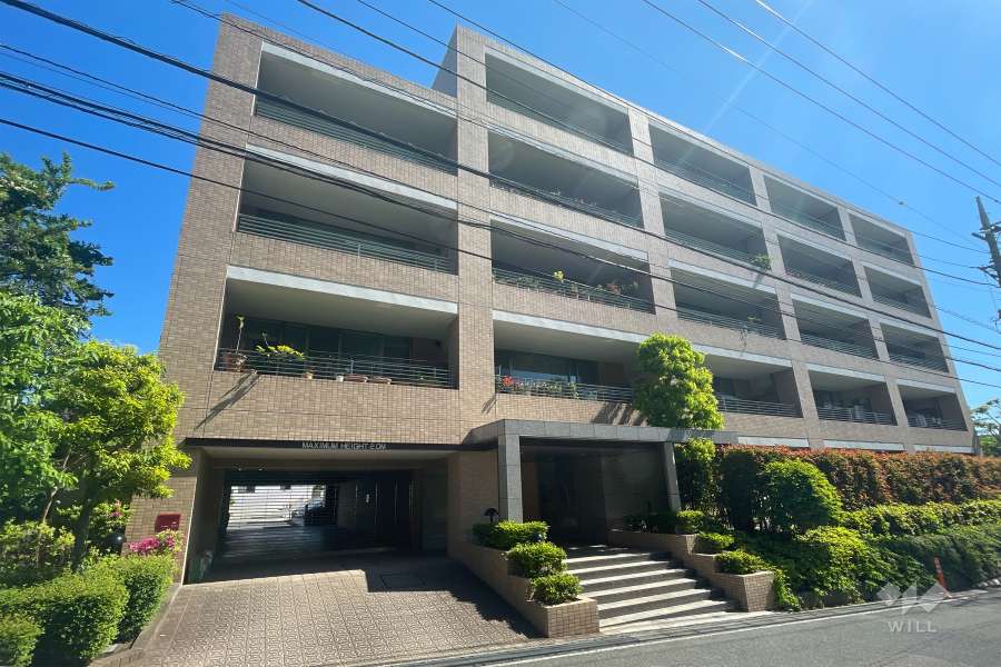 東急ドエルアルス宮崎台オークコートの外観（南西側から）