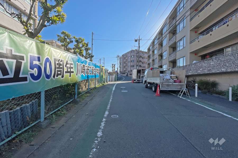 敷地側の前面道路