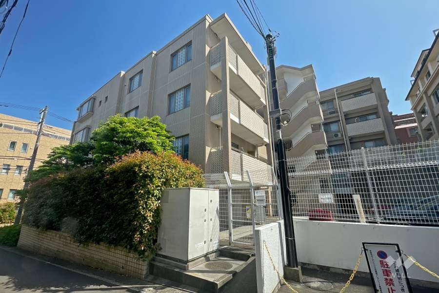 宮前平ガーデンハウス弐番館アレグレットの外観（北西側から）