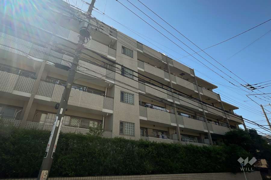 宮前平ガーデンハウス弐番館アレグレットの外観（南東側から）