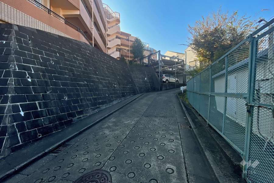 敷地北側の通路