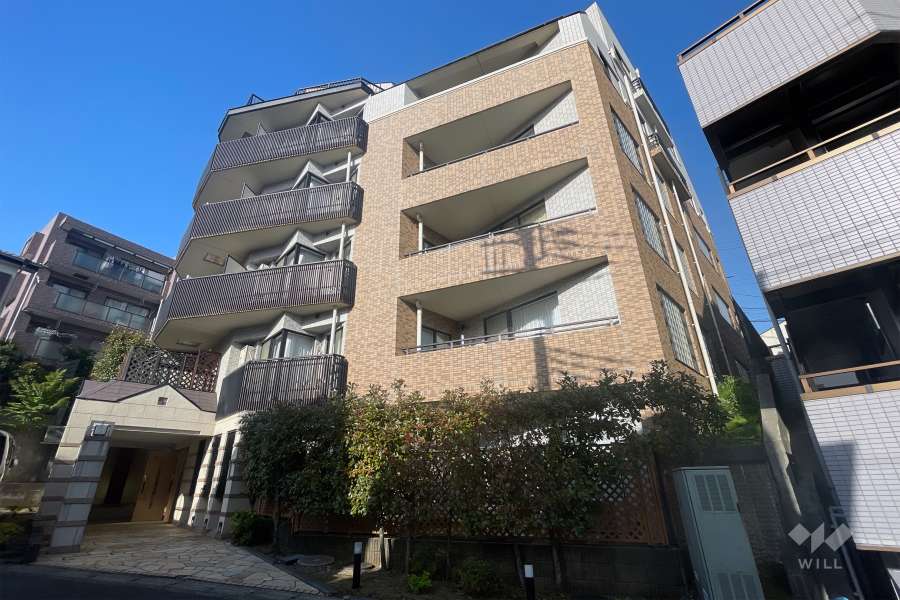 グランノエル鷺沼の外観（南西側から）