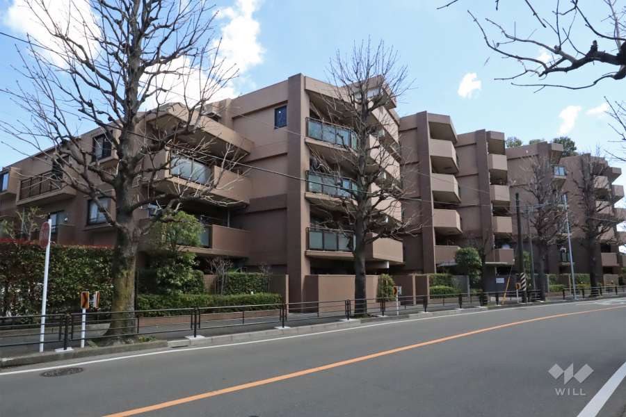 藤和シティホームズ鷺沼ガーデンプロトの外観(西側から)