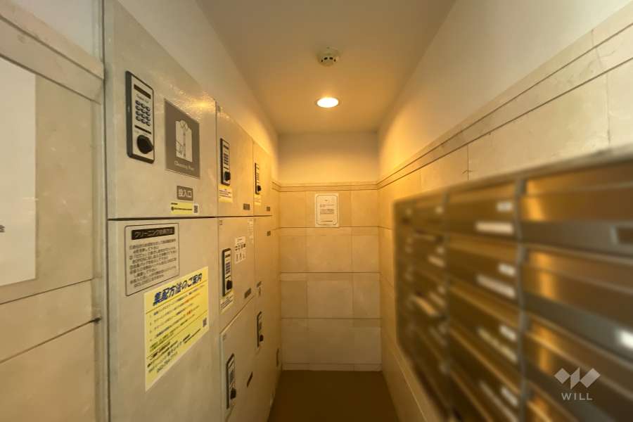 共用ポストと宅配ボックス