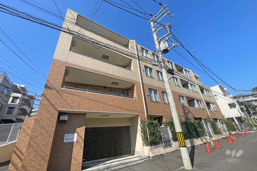 アルス鷺沼プラシアスの外観（南東側から）