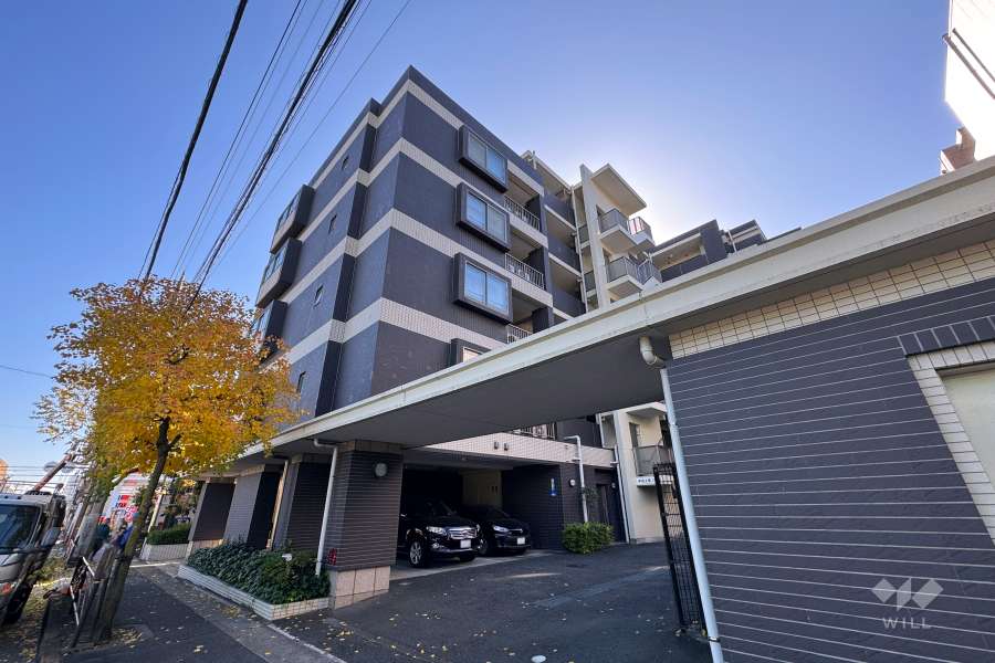 ファミール鷺沼パークフロントの外観(北西側から）2