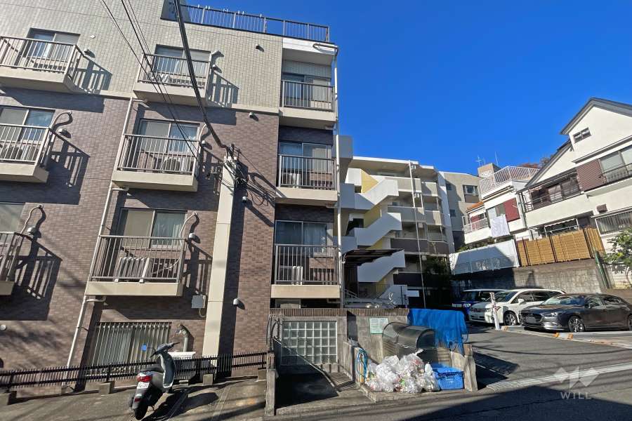 パンテュール宮崎台の外観（東側から）