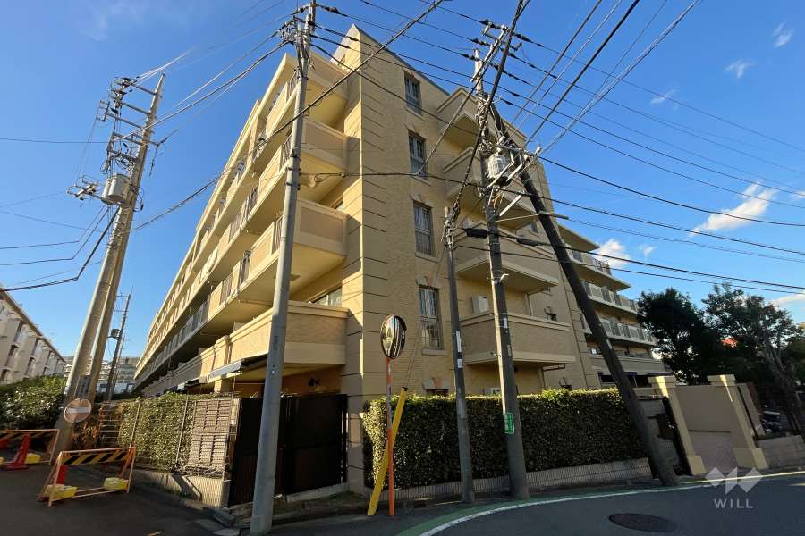 グランシティユーロレジデンス宮前の外観（南東側から）