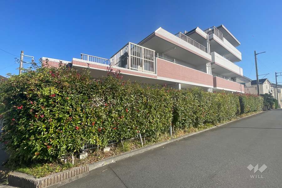 ロータリーパレスたまプラーザ眺望の丘の外観（西側から）