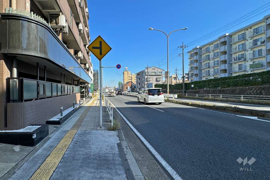 敷地南側の前面道路（国道246号/厚木街道）