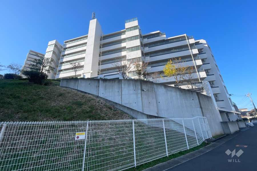 エクストール宮前の丘の外観（北東側から）