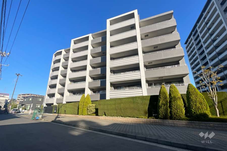 クレストフォルム宮崎台サウステラスの外観の外観（南東側から）　