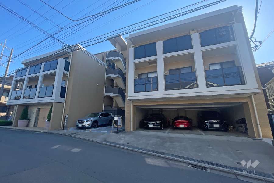 ランドステージたまプラーザ1の外観（北側から）