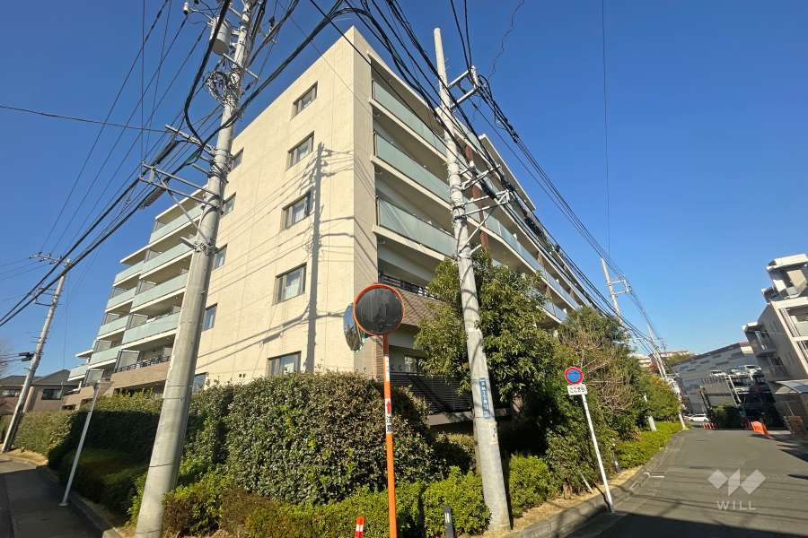 サンクタス宮崎台の外観（南東側から）