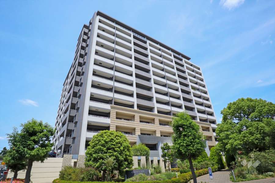 クレストシティ宮崎台の外観(南西側から)