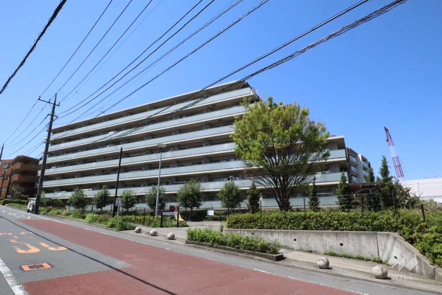 グレーシアガーデンたまプラーザの外観（北東側から）