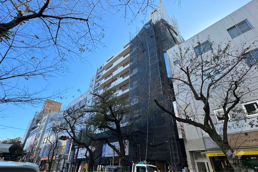 鷺沼ハイムの外観（北西側から）