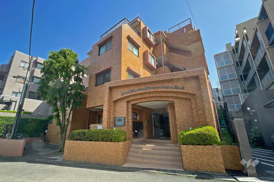 ライオンズマンション宮前平第8の外観（北西側から）