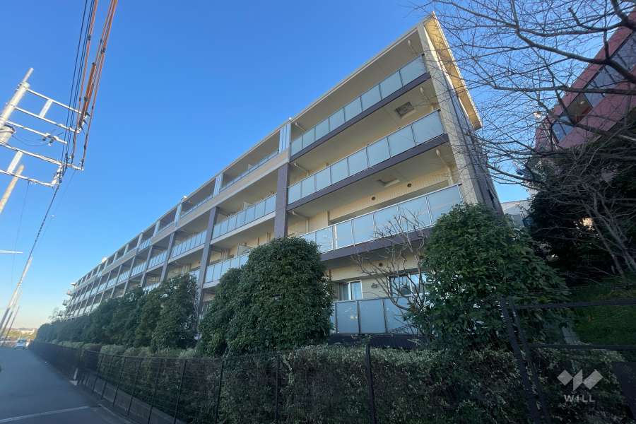 ドレッセ鷺沼の杜プライムフォレストの外観（南西側から）