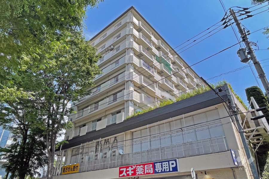 宮崎台ビューグリーンの外観（南西側から）