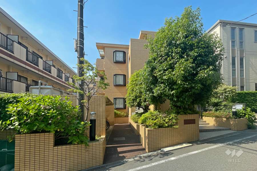 鷺沼ビューグリーンの外観（南西側から）