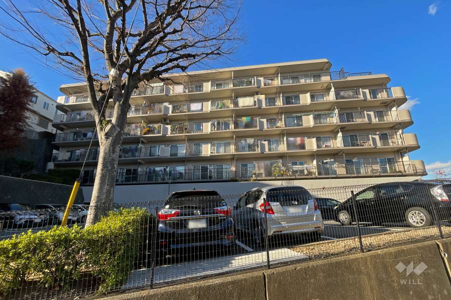 宮前平向ヶ丘スカイマンションの外観（南側から）