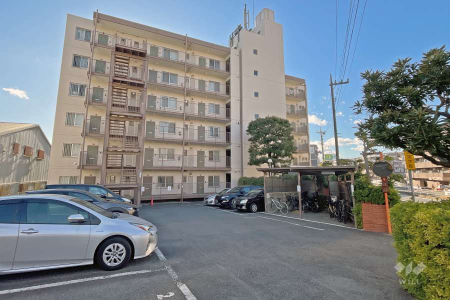 鷺沼南スカイマンションの外観（北東側から）