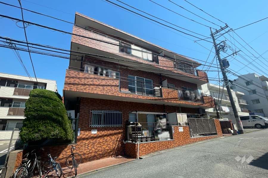 ニューウェルハイツ宮前平の外観（南東側から）