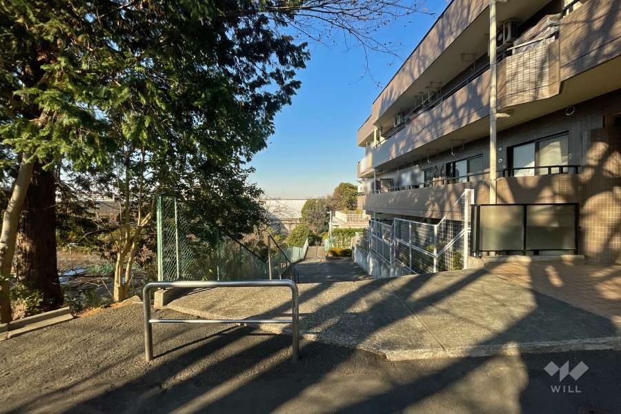 敷地南西側の通路