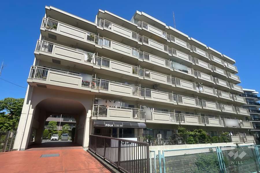 東海宮崎台マンションの外観（西側から）