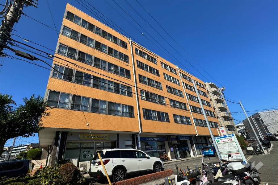 鷺沼東急アパートの外観（南東側から）