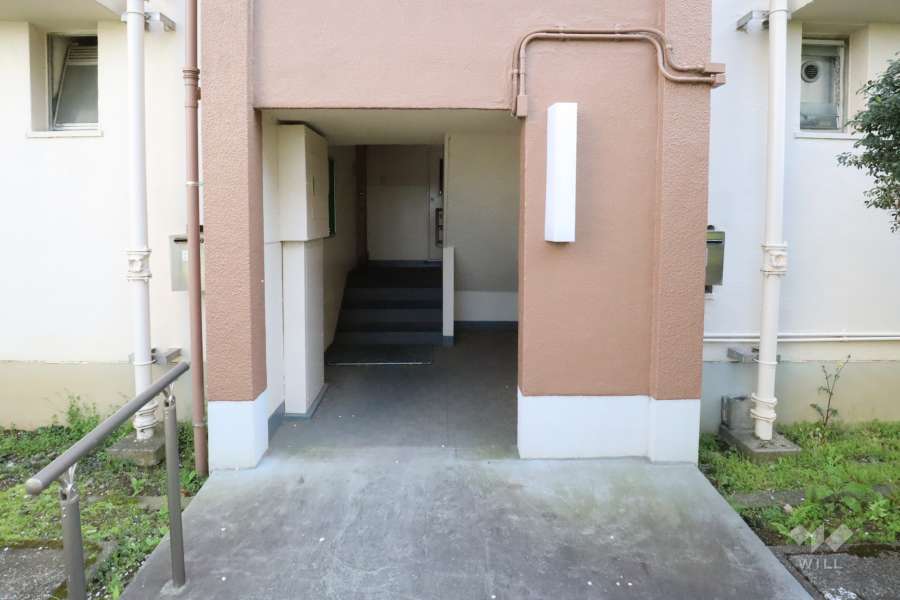 7号棟のエントランス