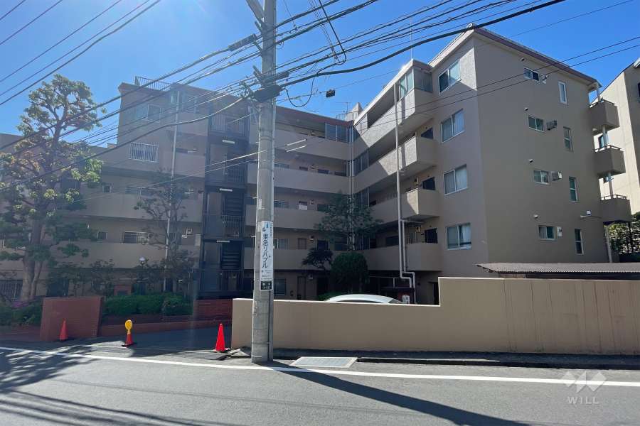 鷺沼ニューハイツの外観（北西側から）