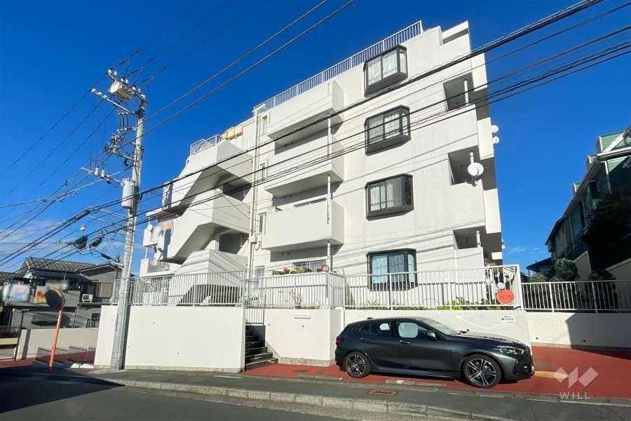 ニックハイム宮前平の外観（南西側から）