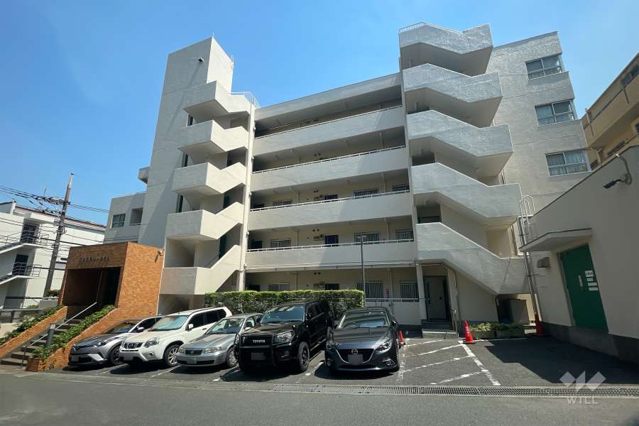 第２鷺沼グリーンヒルの外観（南西側から）