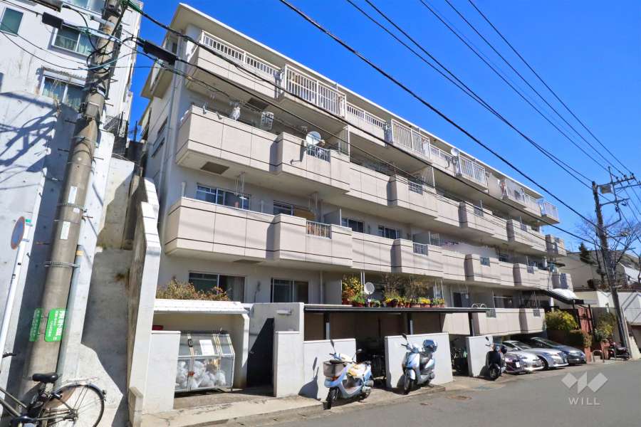 スターハイツ梶ケ谷の外観（南西側から）