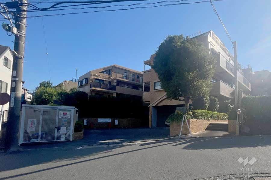 ライオンズマンションたまプラーザ第6の外観（北西側から）