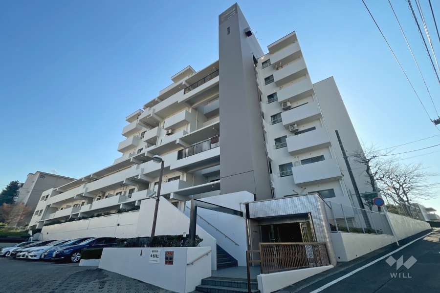 コスモ宮前平の外観（北側から）